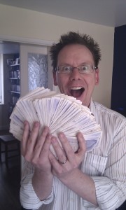 J with the cash from campervan sale on ebay