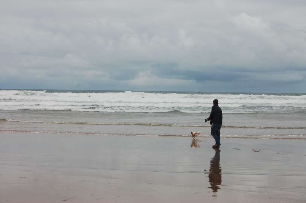 Boys on beach