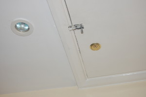 Yes, that lock took 3 hours to fit. Turns out it's 1.5" thick door in a door frame and not for a loft hatch. Some 'alterations' were necessary!