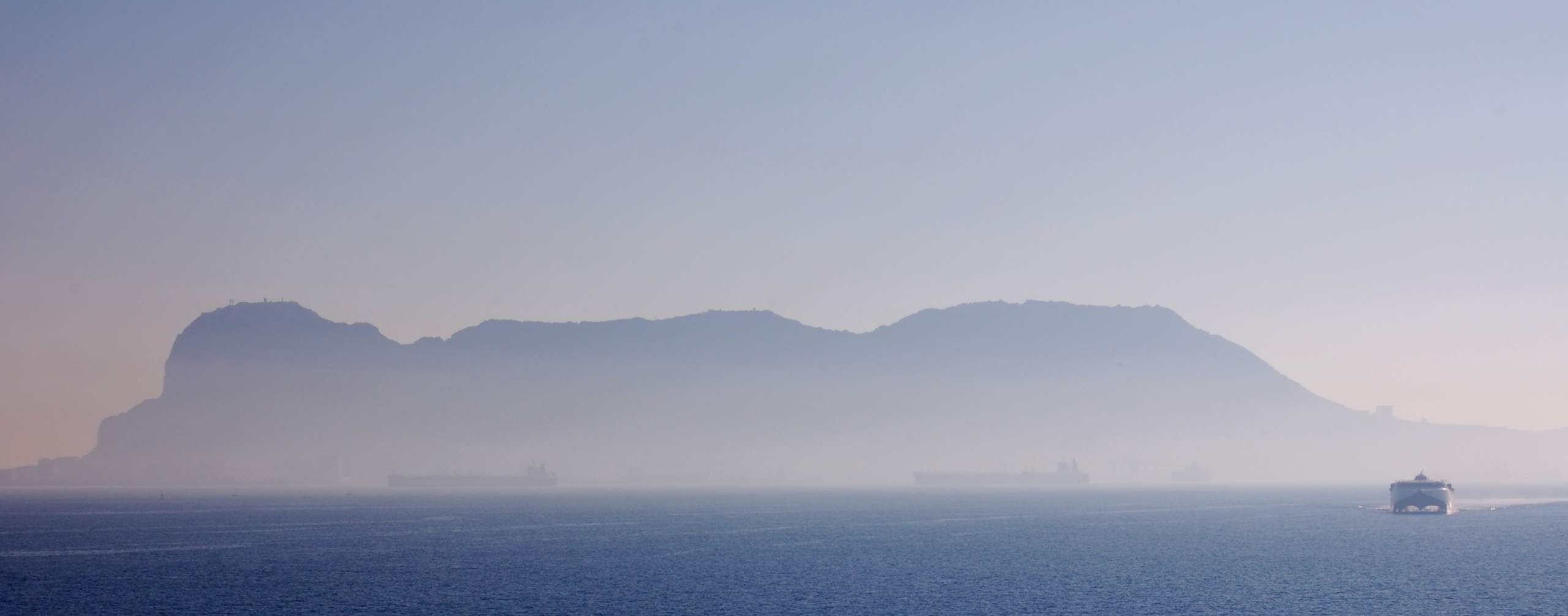 Gibraltar in the Mist