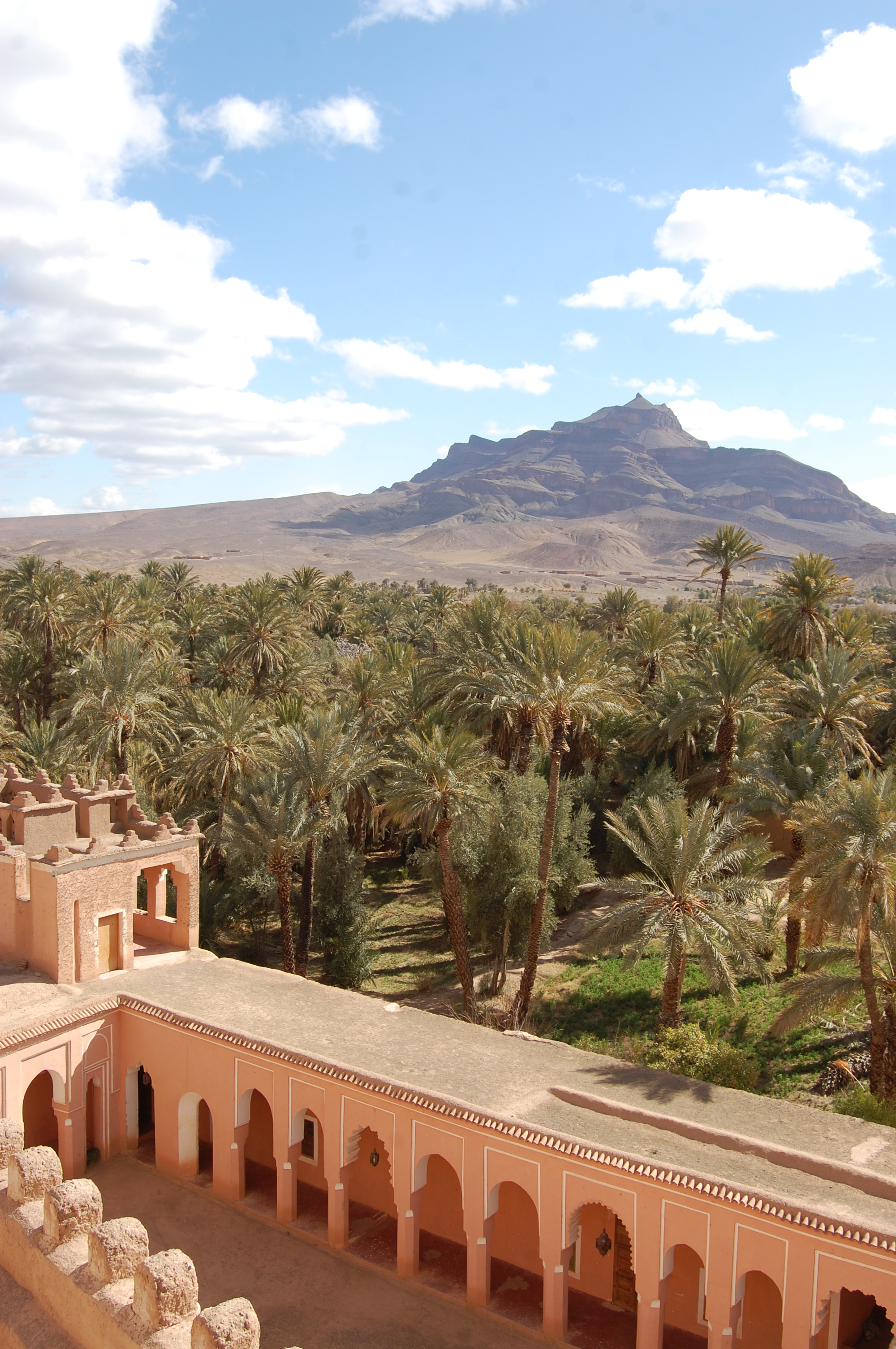 Agdz Kasbah and “Tajine” Mountain, Agdz, Morocco