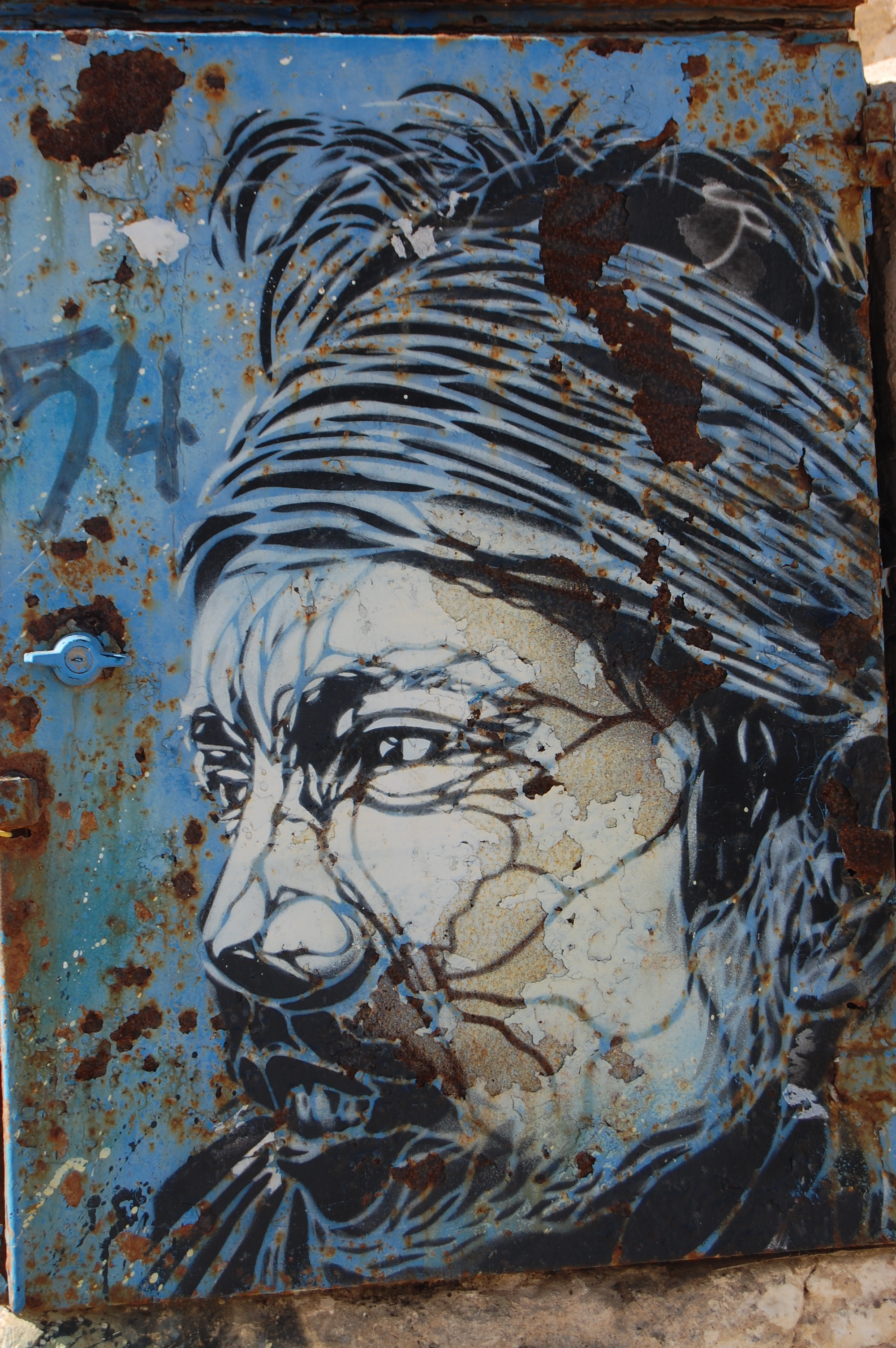 Street art in Essaouira, Morocco