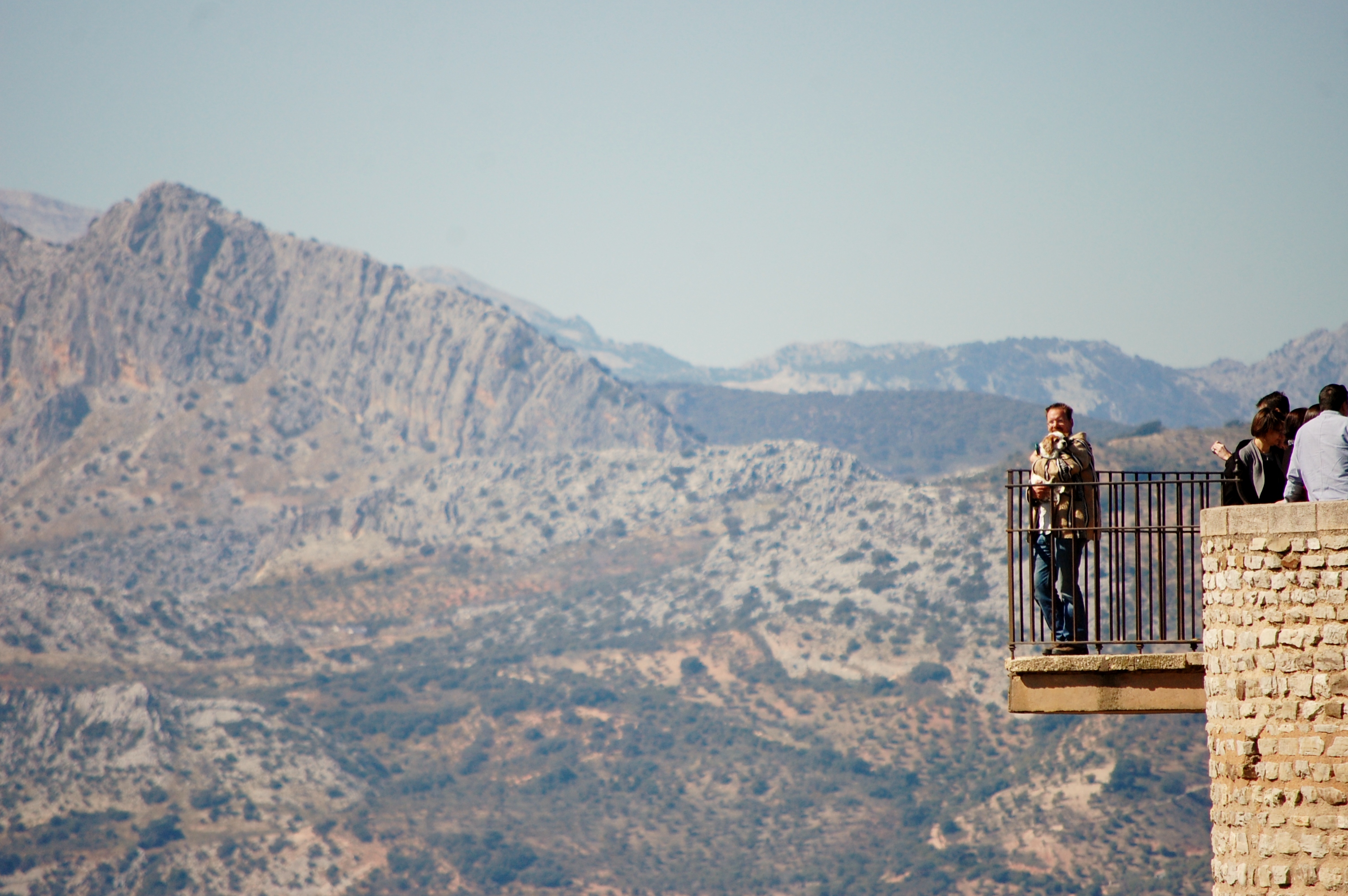 View point in Ronda, Spain