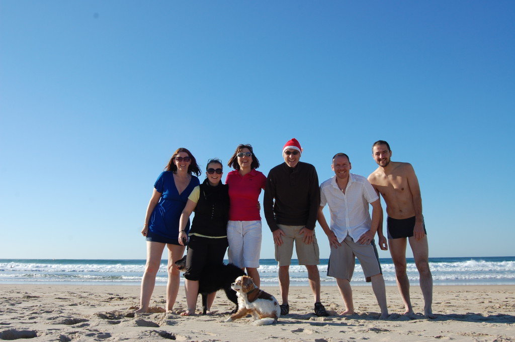 Portuguese Christmas Day on the beach