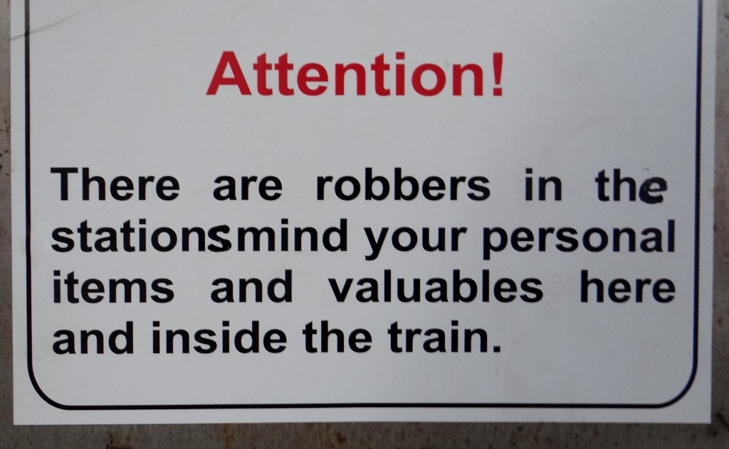 Robbers - well at least it doesn't say baddies!