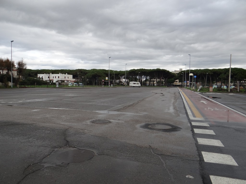 Free sleeping in a beautifully quiet Tarquinia Lido.