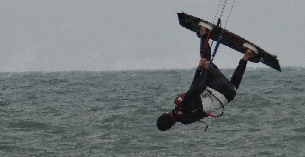 Everyone was pulling 360s; looking pretty cool.