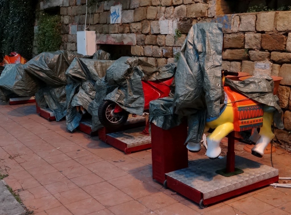 It's winter so no one will want to play on these!