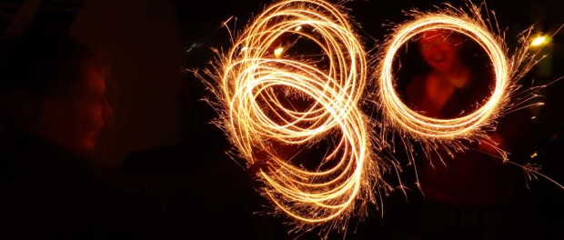 Just look at my little beer-addled face, I love sparklers, even more so after a few beers.