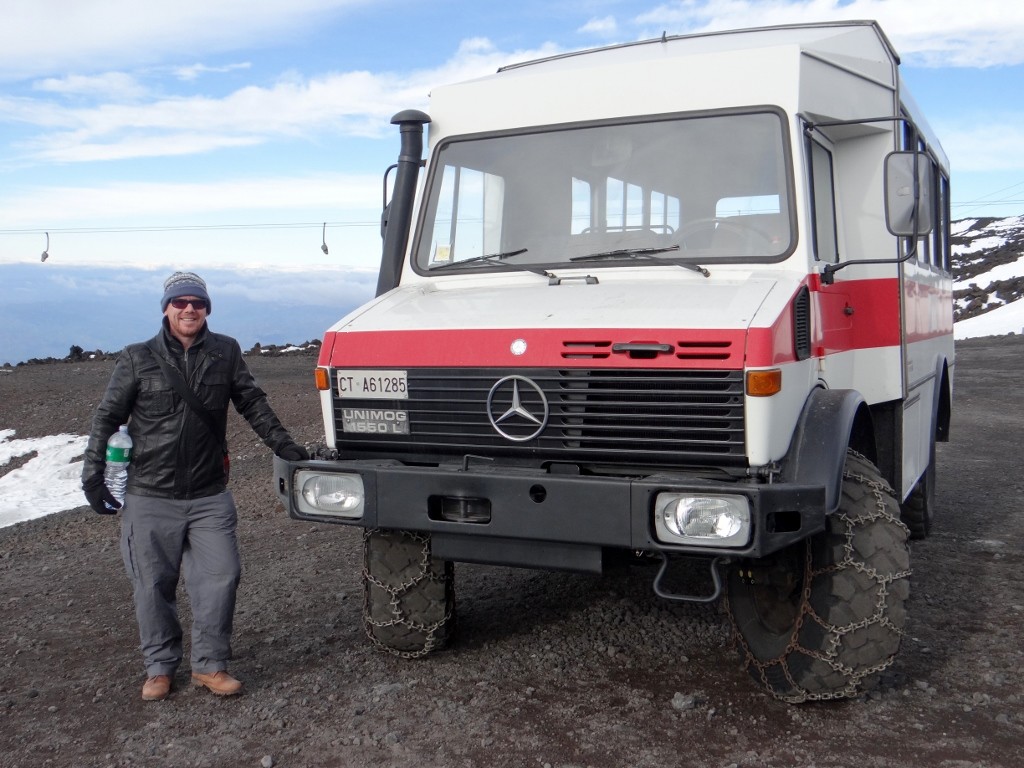 Jay and the off road bus!