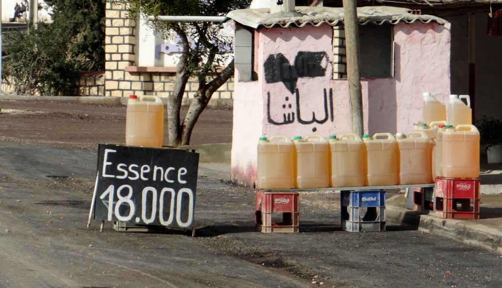 The price of the hookie fuel seems to be going up. We hope it's all diesel as we spotted one seller lighting up a cigarette next to this stock!