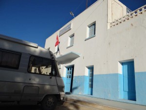 Metaloui train station, in plenty of time for the departure of the Lezard Rouge.