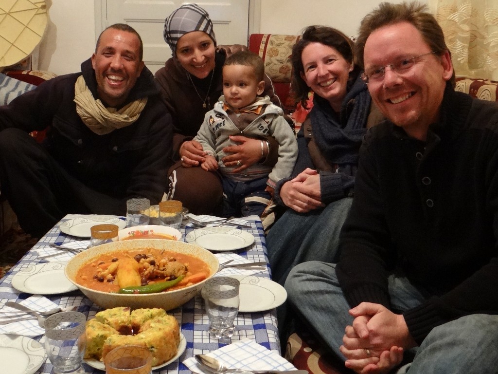 Araft and his family invite us for dinner