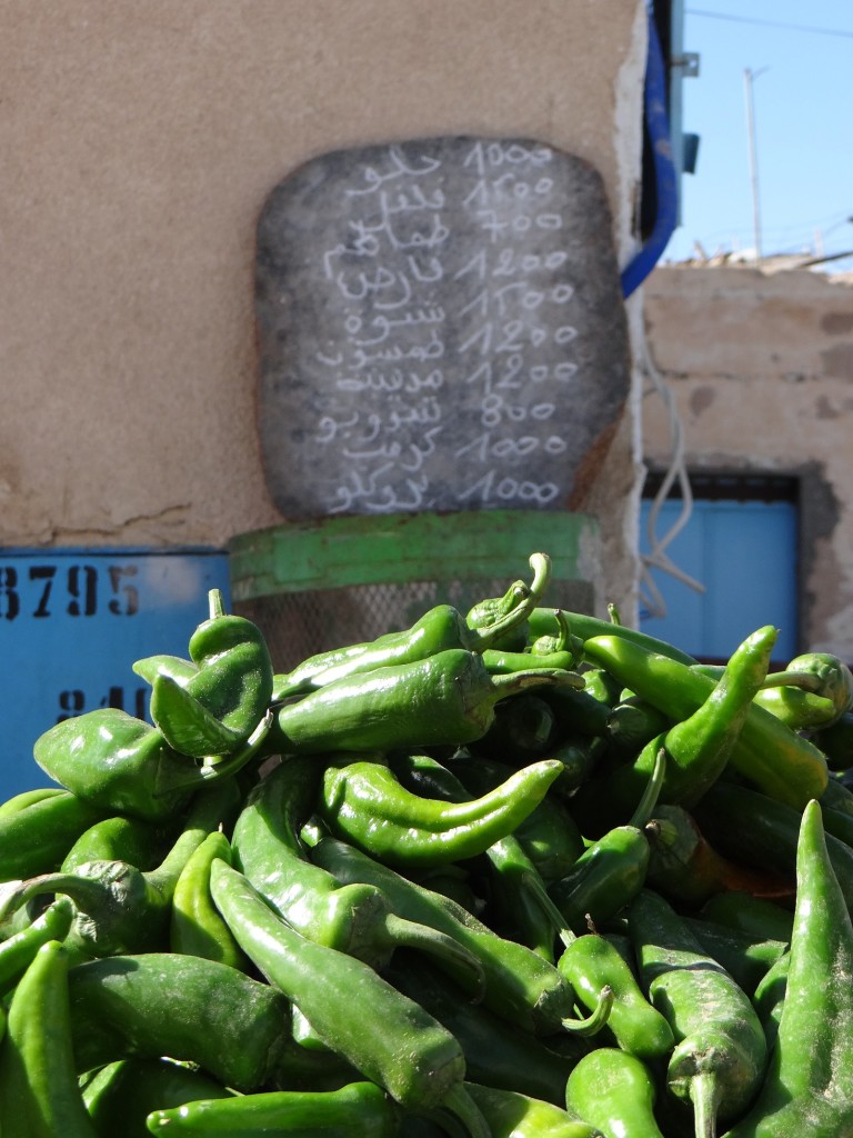 Some stalls have price lists...