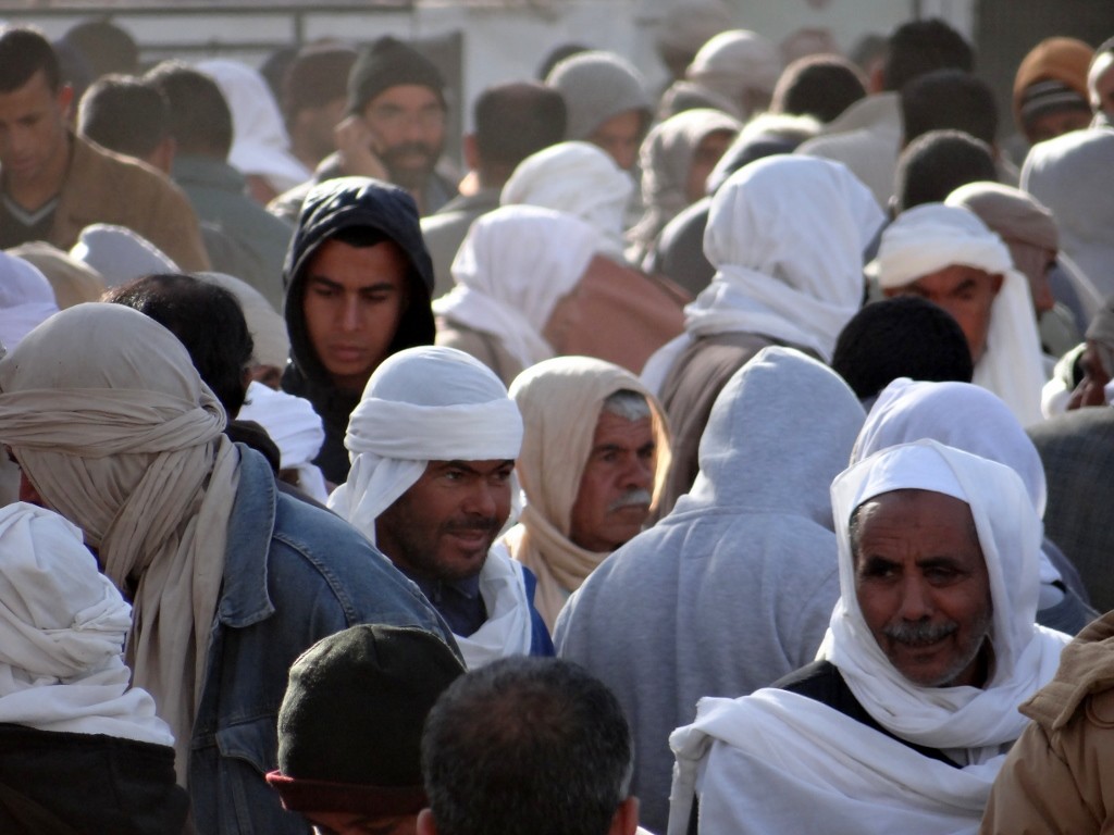 A busy day at the souk