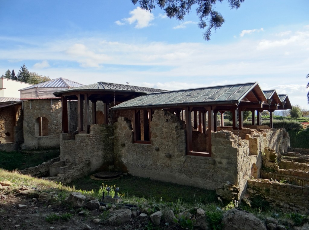 These are the baths, but the best way to see how the place has been restored.