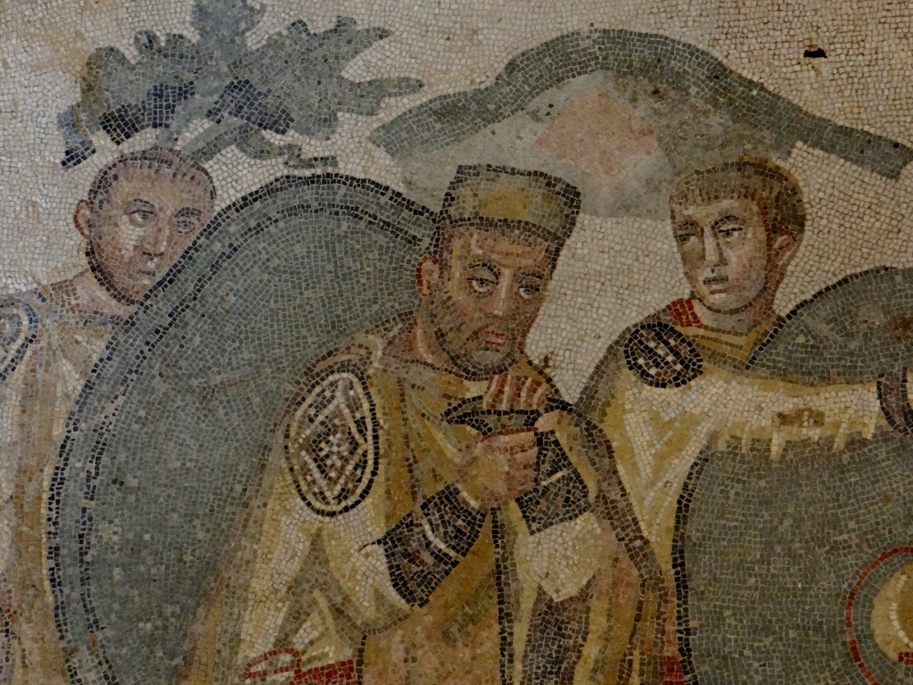 The bloke in the hat is thought to be the owner of the house - Maximianus Herculeus