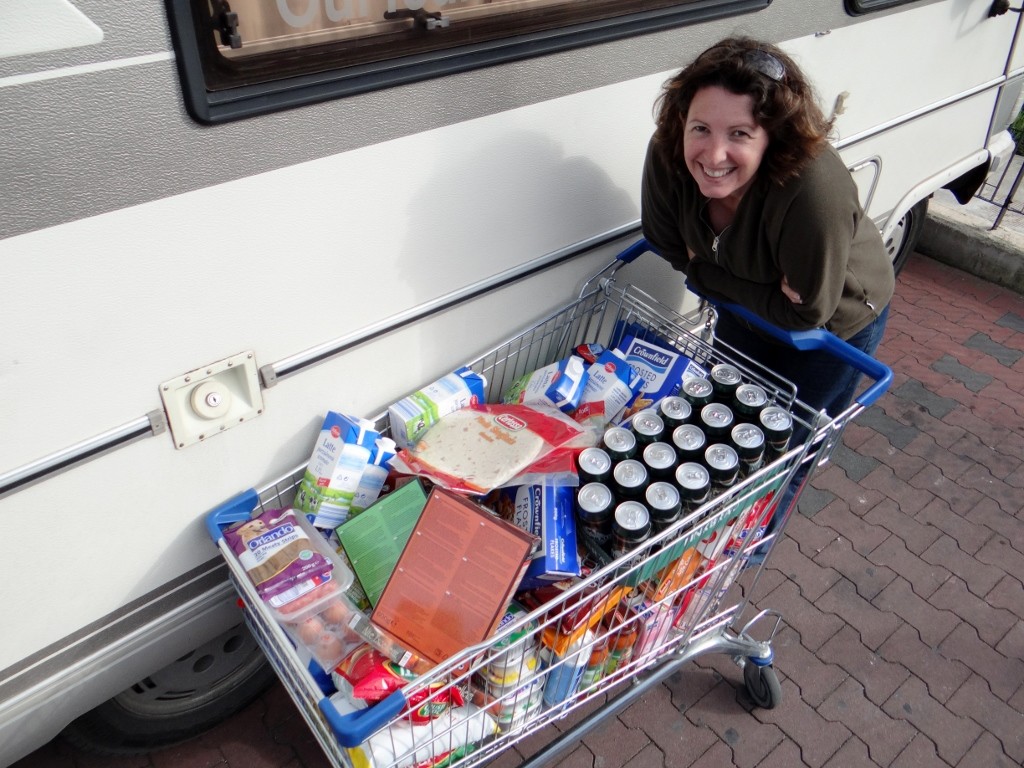 Relief that we can pay for what's in our trolley in Lidl!
