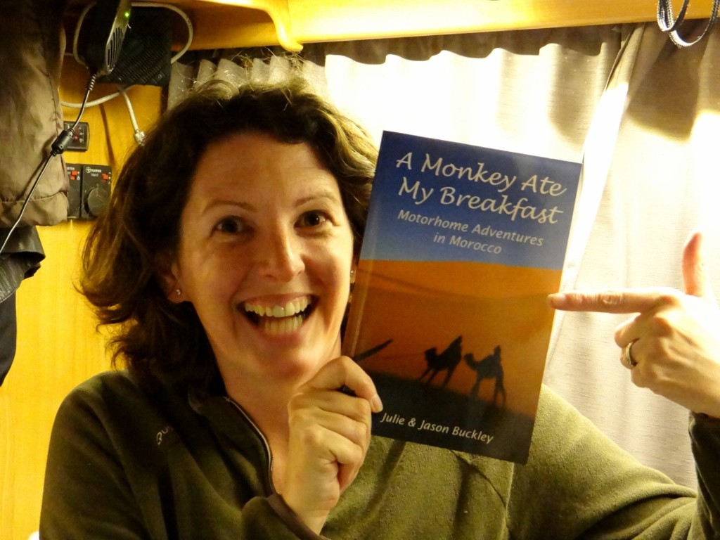 Finally, we get our copy of our own book - how cool!