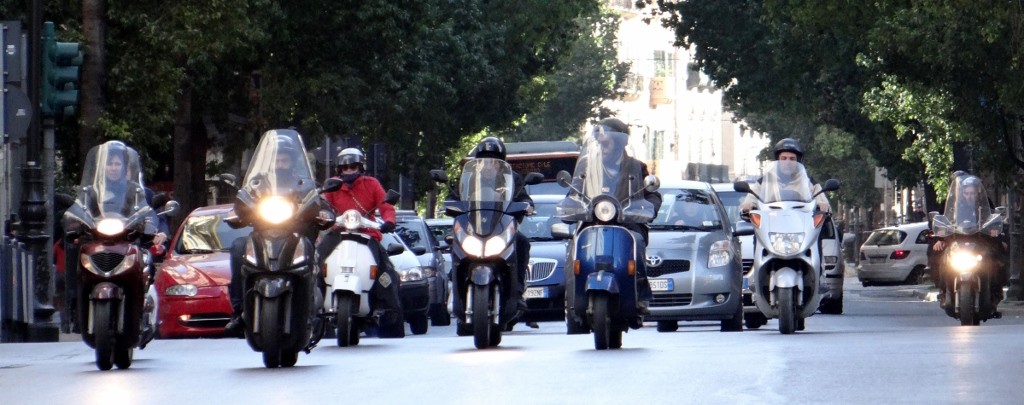 Mopeds really are the best way to get around this city.