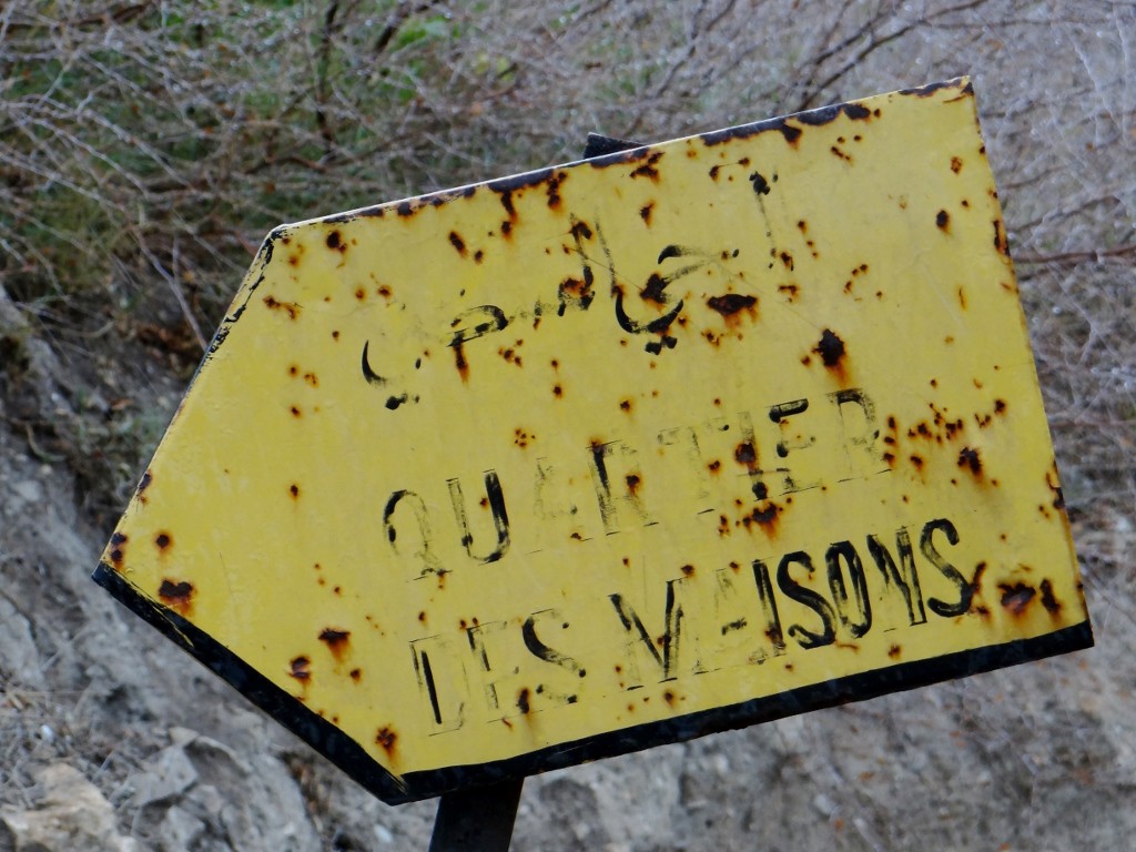 Think the signage on the site might have been in since Roman times too!