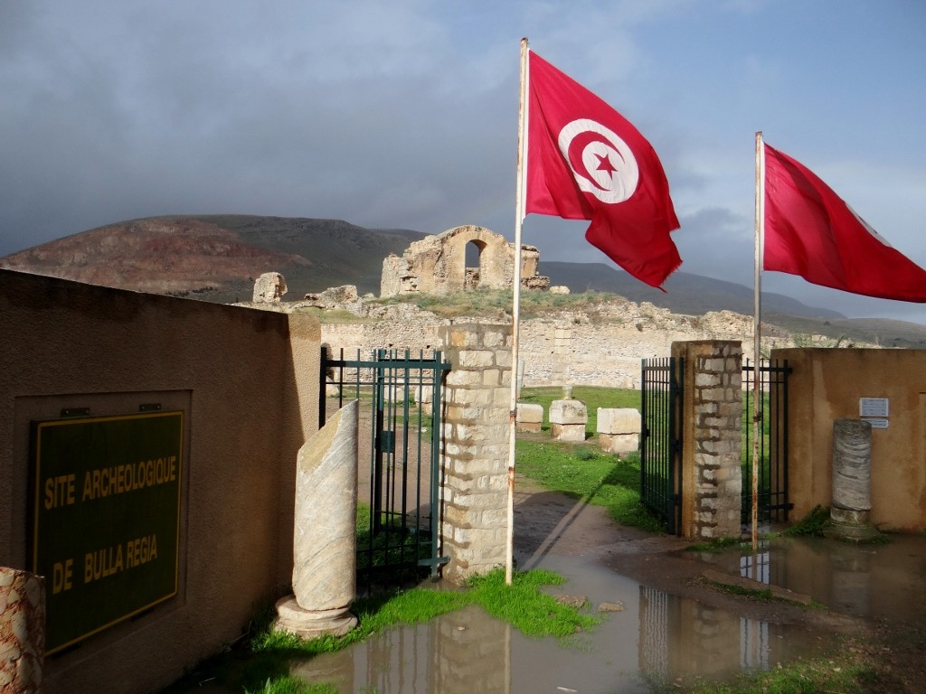 Entrance to Bulla Regia site