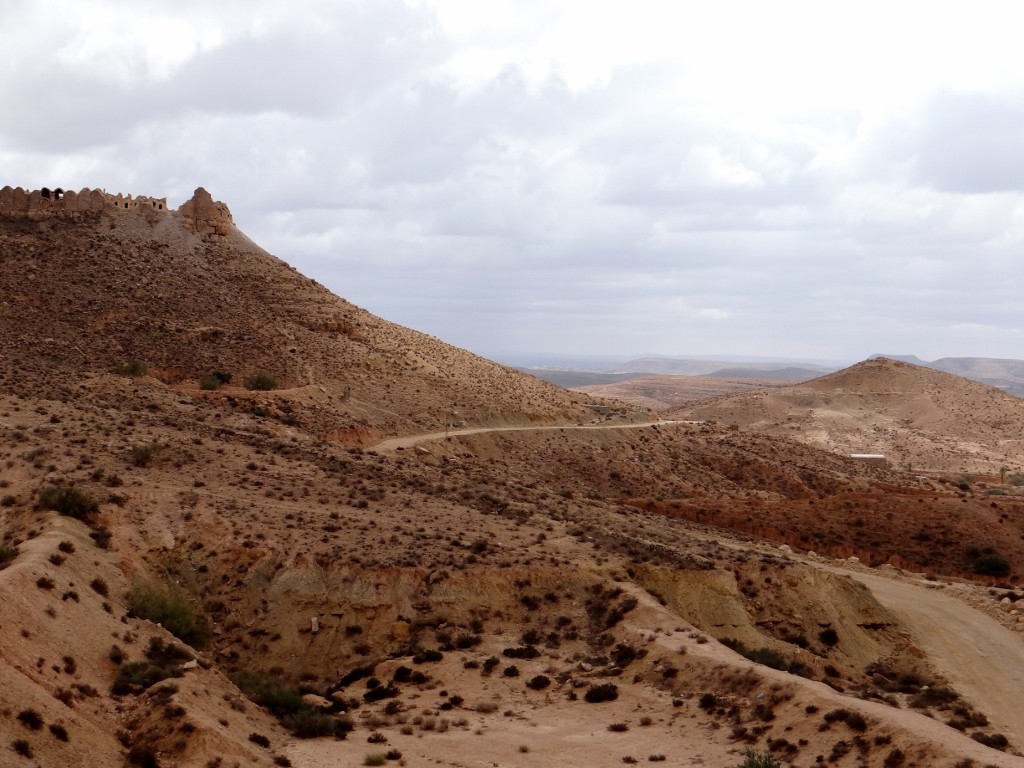 That's Ksar Joumaa perched on the left