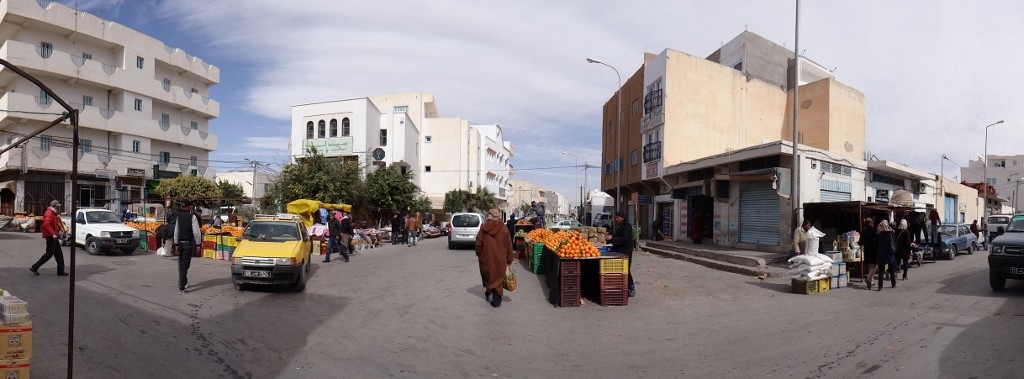 Tataouine is a new town by Tunisian standards - concrete apartment blocks are the main accommodation here