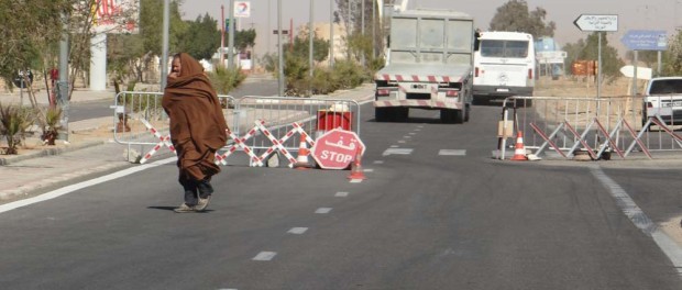 The road blocks are still here (the state of emergency was extended even before the Tunis killing), but no-one was being stopped.