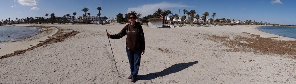 Another beach stroll this time with stick!