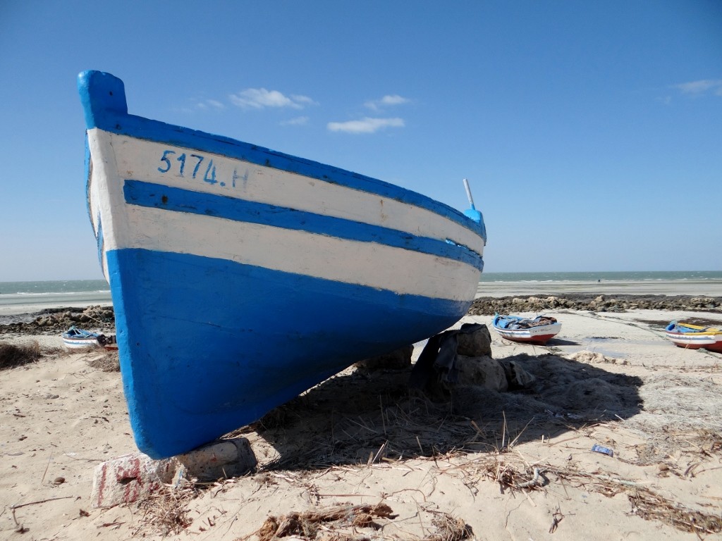 Fishing boats on the beach