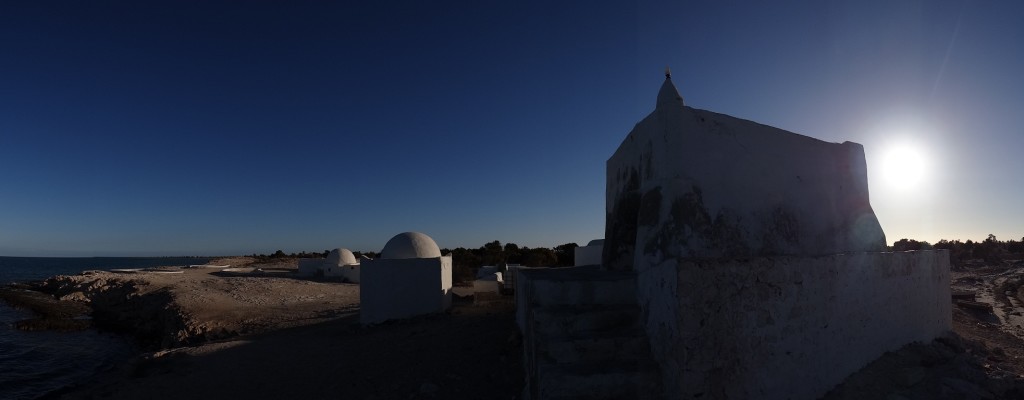 I found out later this was used in Star Wars, as the entrance to Mos Eisley. The place looked still in use for worship, although deserted but for the couple of vans and motorbikes of working anglers.
