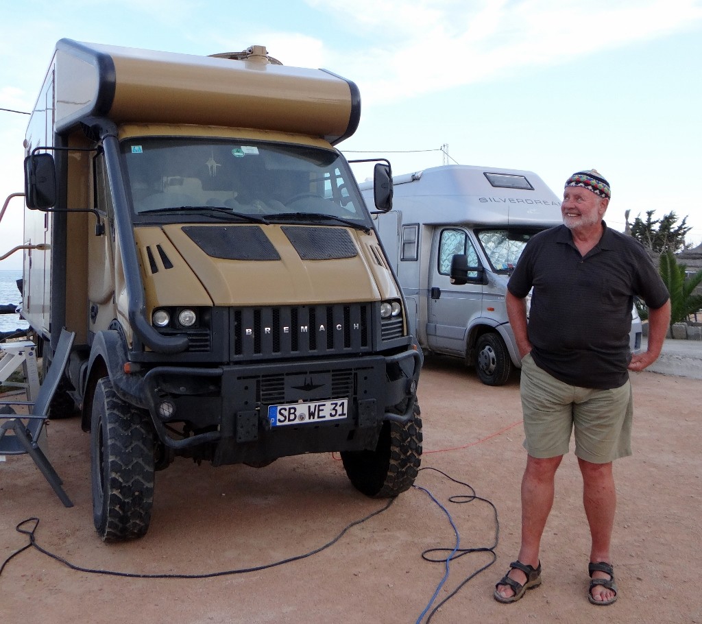 Werner and his adventure truck