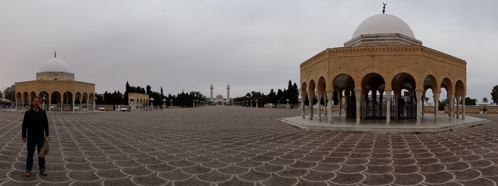 Jay at the Bourguiba's Mausoleum