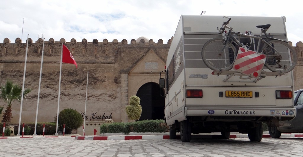 Dave sitting pretty in his five star car park
