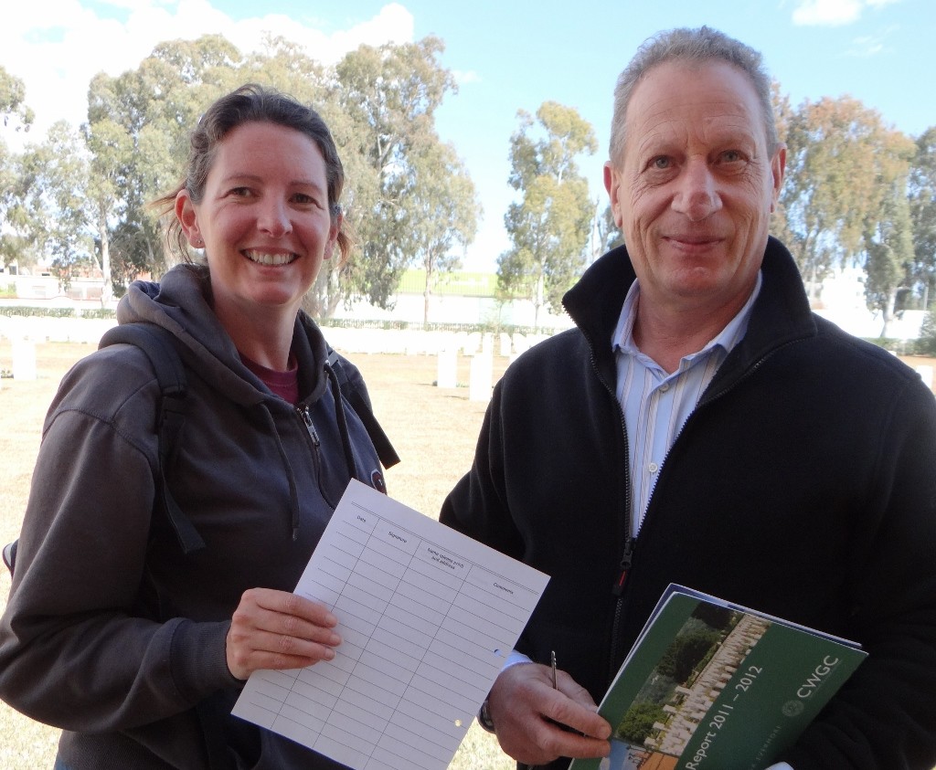 Geoffrey, the man looking after my Grandfather