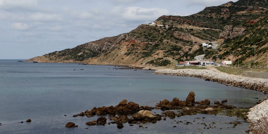 There's a hot spring down there, but it's free to park here!