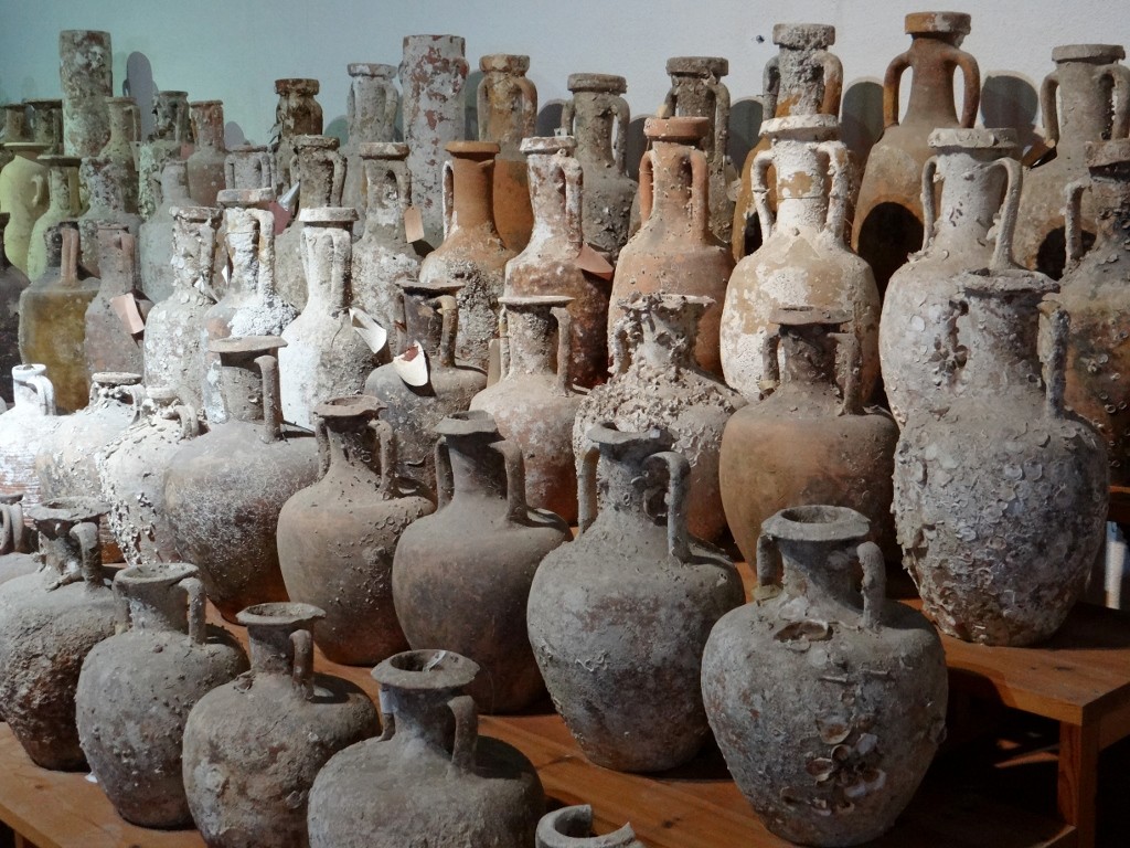 The ship was carrying more pots than B&Q (and a bit of pot too!)