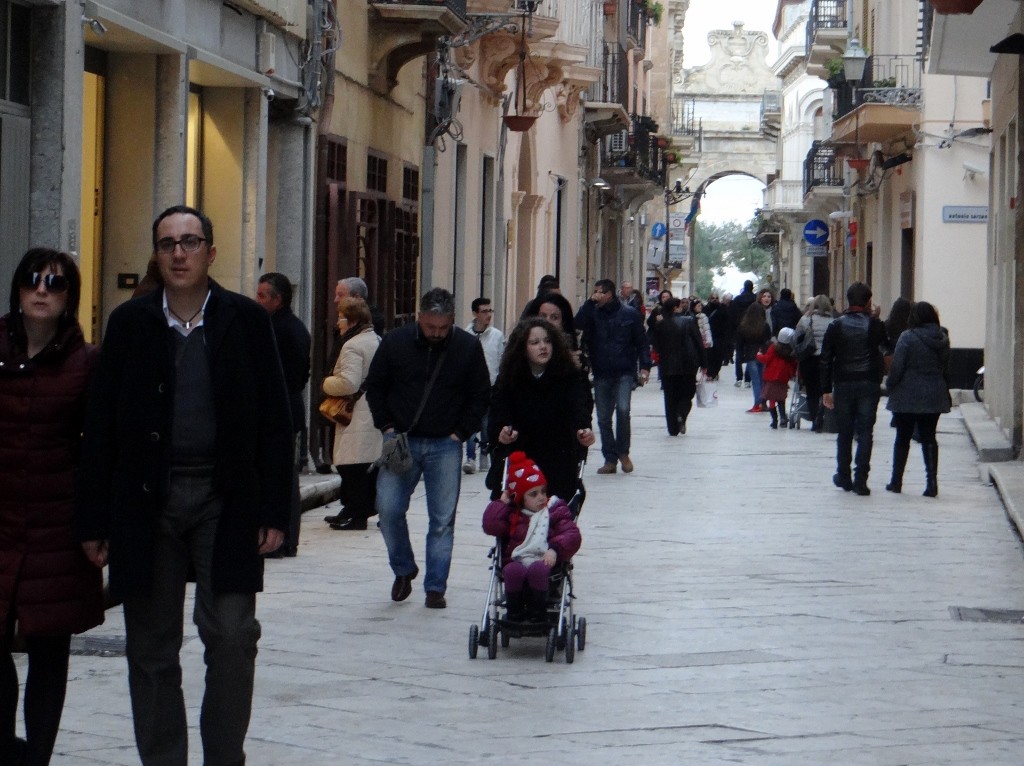 Marsala Passeggiata in full flow