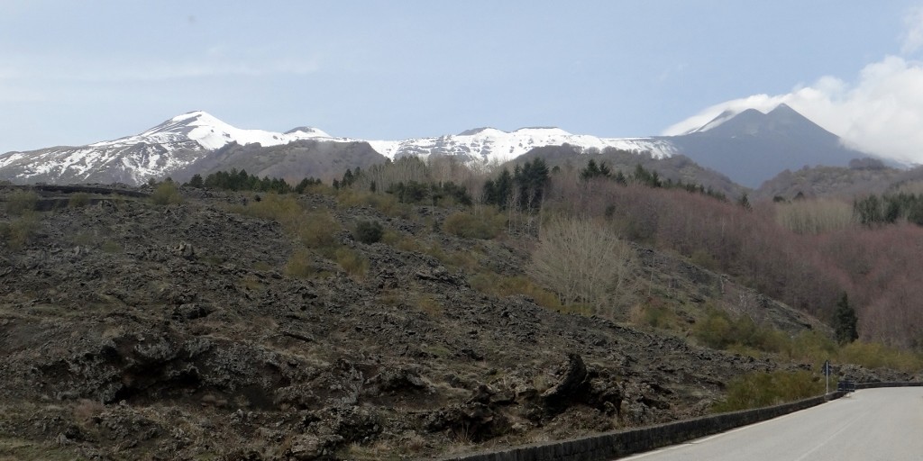 Don't mess with the new crater in town - that's it smoking on the right!