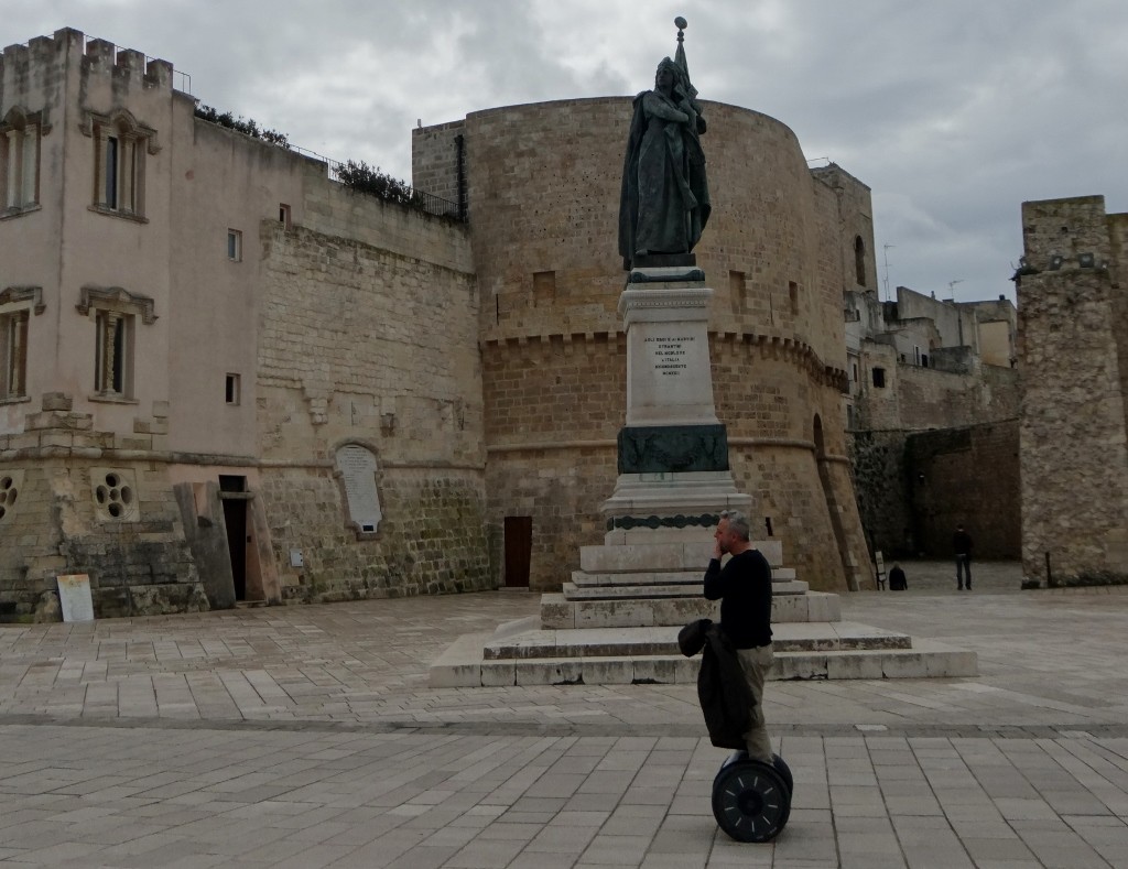 It's never happened before and may never happen again, a man using a Segway ruins my photo!