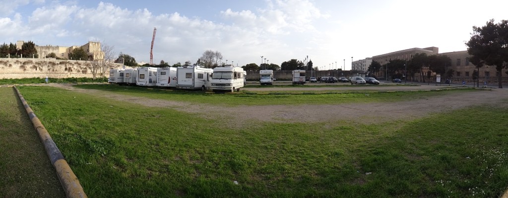 There are even more motorhomes here now, all clustered together in the huge parking area. Our neighbours have an 18 year old cat, and were quite taken with Charlie.
