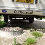 motorhome grey water emptying