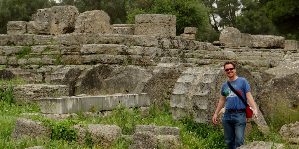 Jay among the monster sized jigsaw bits