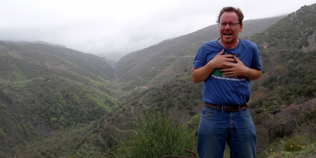 As we drove higher, it got colder - no more t-shirt weather