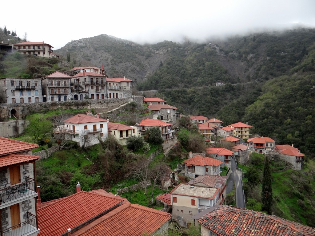 Lagkadia - the view from Dave's front window