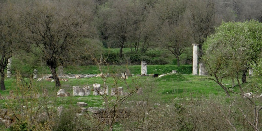 Ancient Megalopolis - complete with grazing goats!