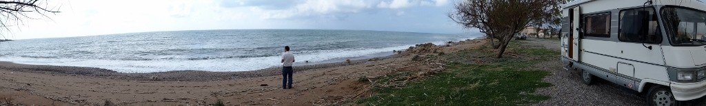 Dave's spot for the night