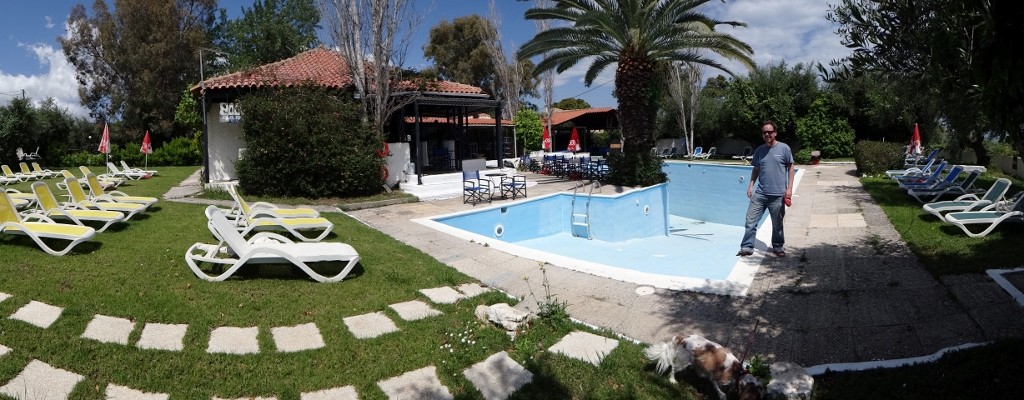 Don't dive in the pool is empty, but the rest of the place is lovely.