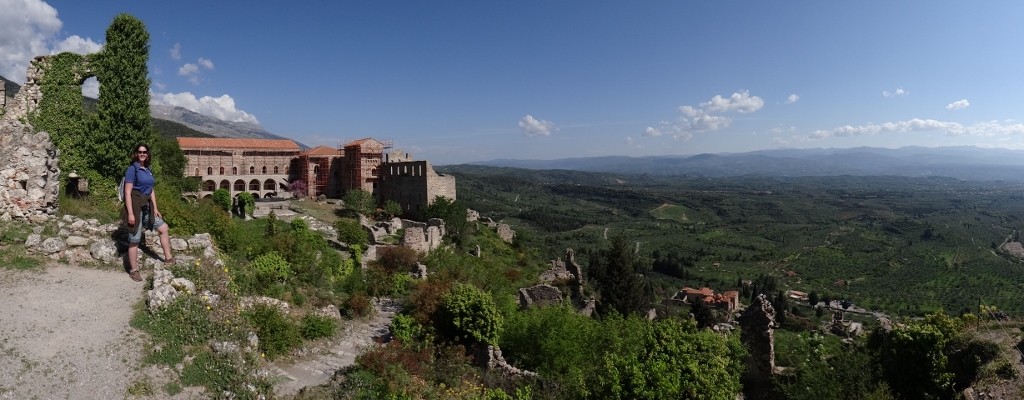 Looking at the Despots' Palace (undergoing restoration that could take decades) 